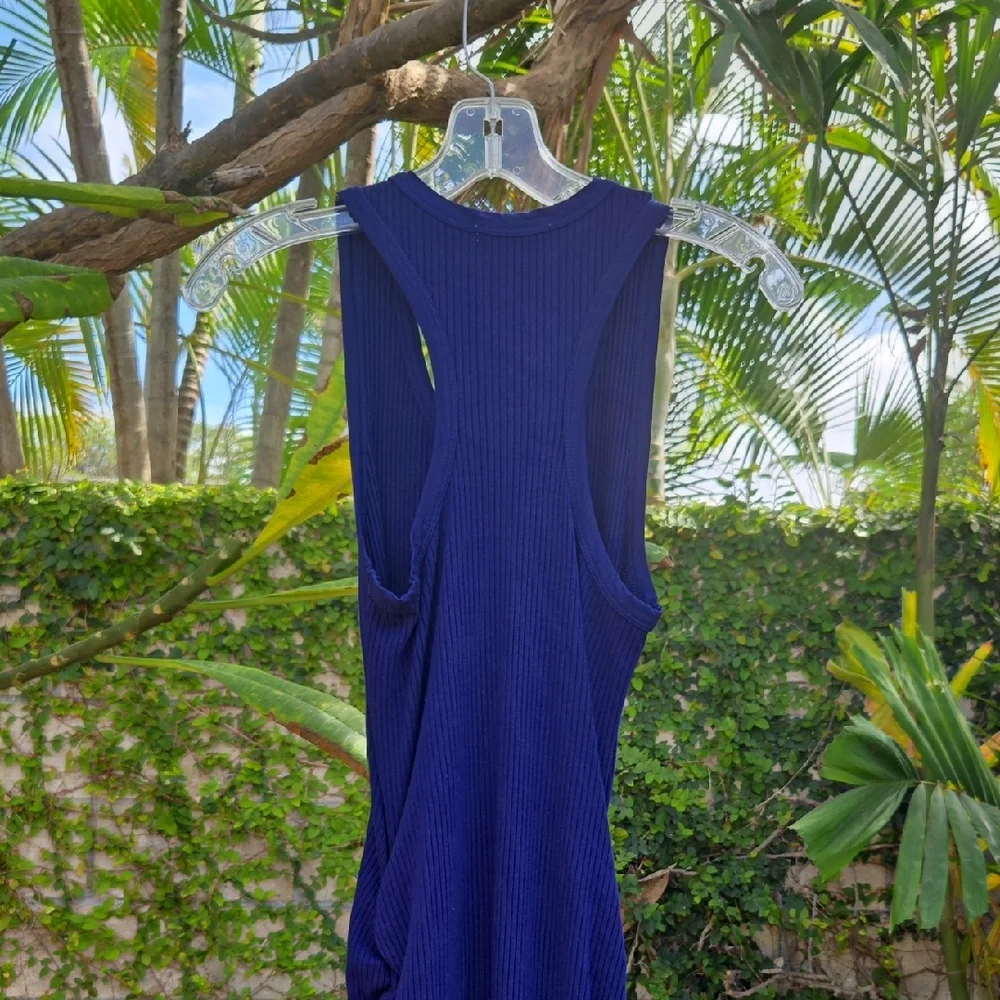 Sundry Ribbed Racerback Tank Dress - Picture 8 of 9